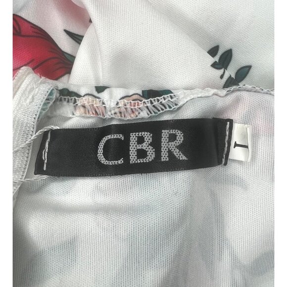 CBR Floral Print Womens Romper With Lace Hem & Adjustable Straps Large - Picture 10 of 12